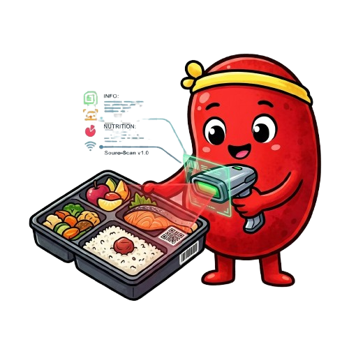 Souro scanning a barcode